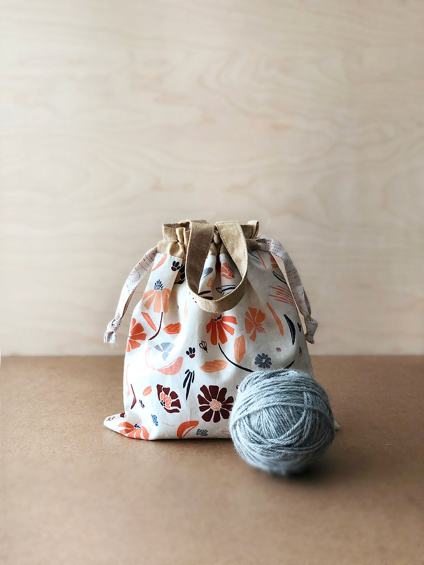 Kiko Drawstring Bag PDF pattern