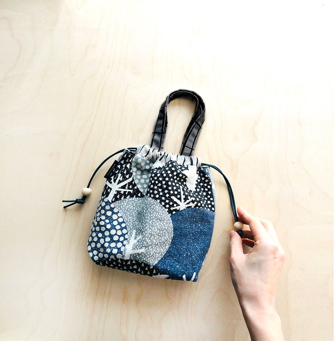 Kiko Drawstring Bag PDF pattern