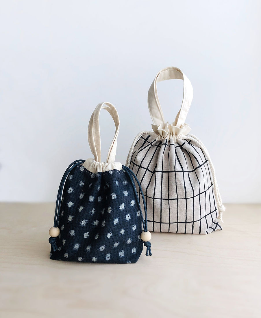 Kiko Drawstring Bag PDF pattern