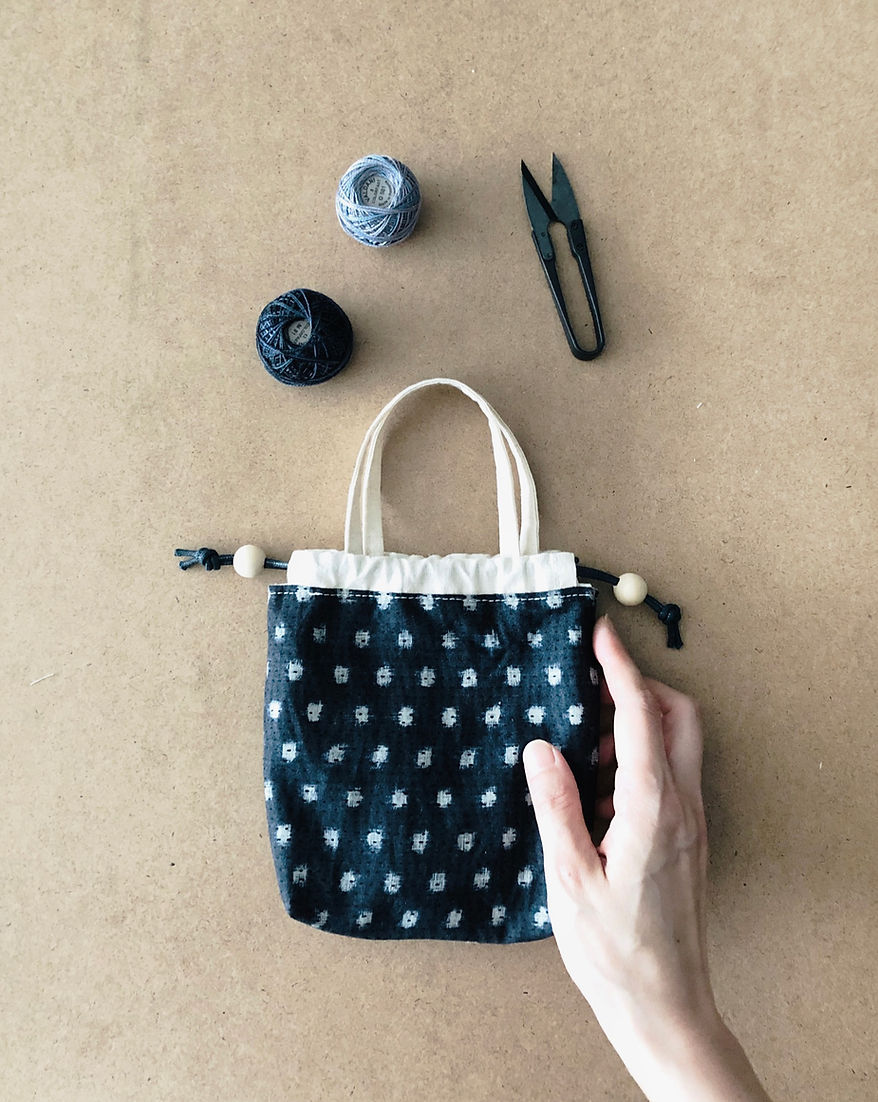 Kiko Drawstring Bag PDF pattern