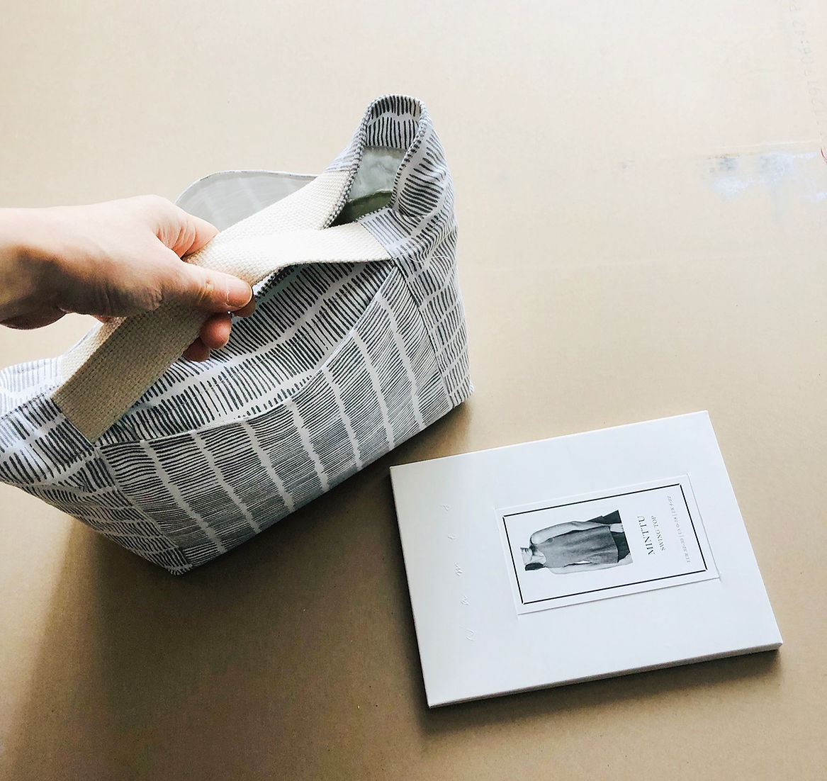 Sierra Tote Bag Kit - Dotted Lines Taupe
