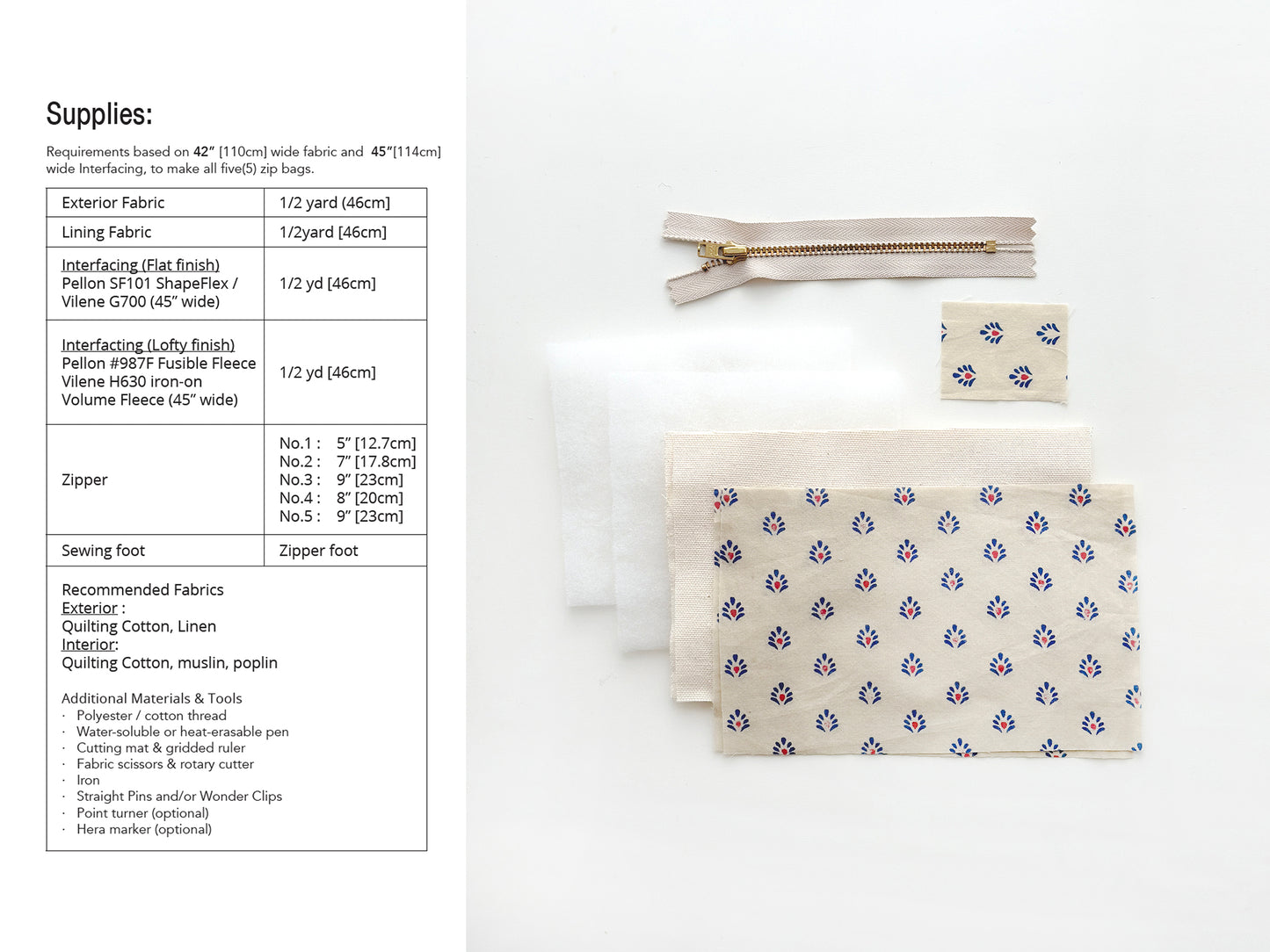 Lila Pouch Pattern