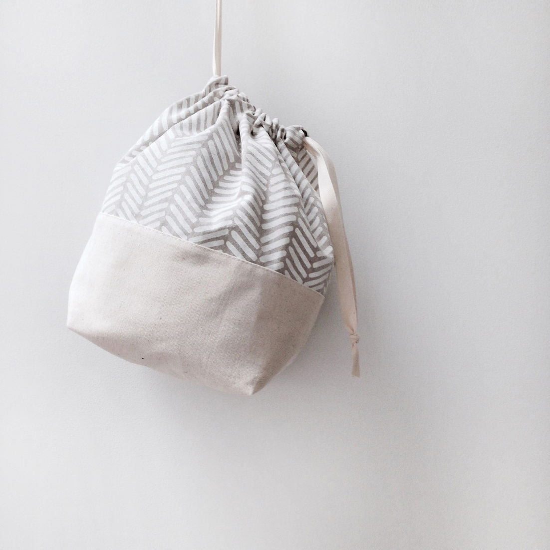 Leah Drawstring Bag PDF Pattern