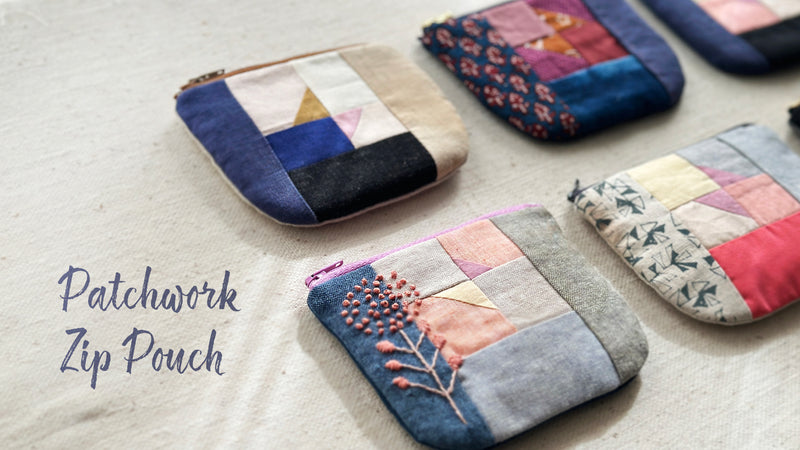Patchwork Zip Pouch