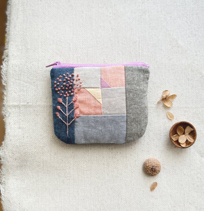 Patchwork Zip Pouch PDF Pattern