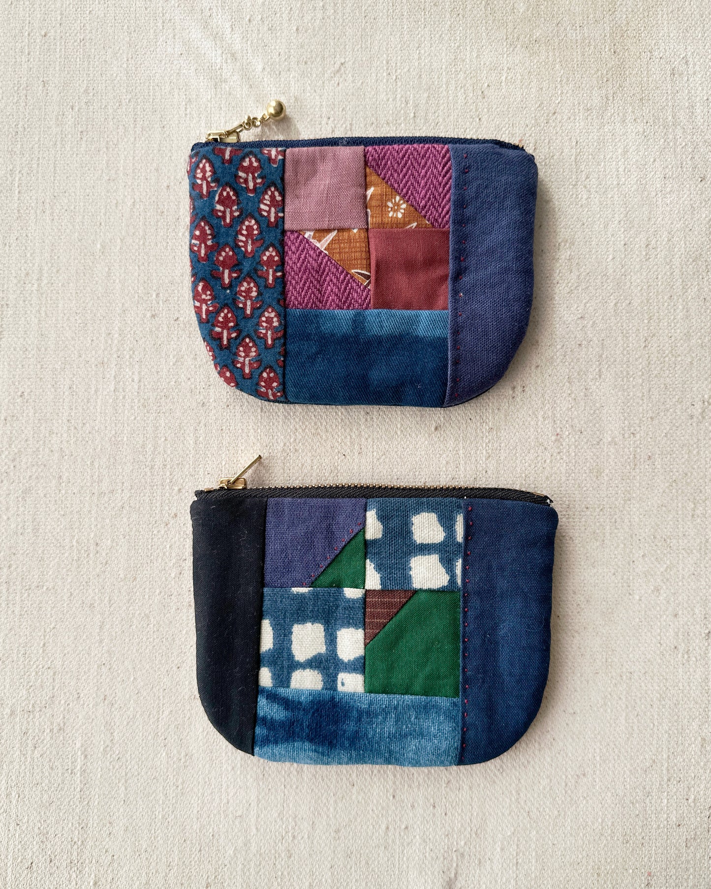 Patchwork Zip Pouch PDF Pattern