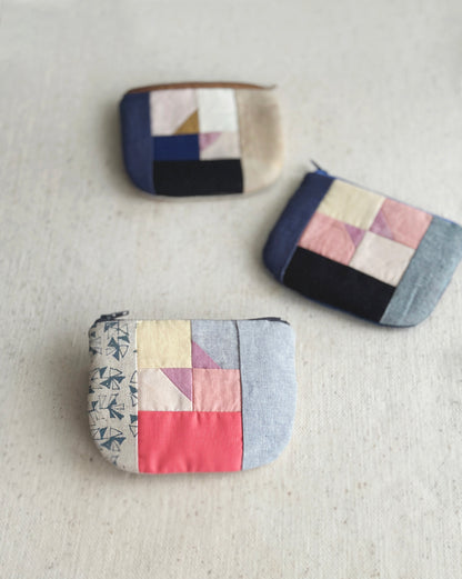 Patchwork Zip Pouch PDF Pattern