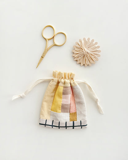 Mini drawstring pouch – Indigobird