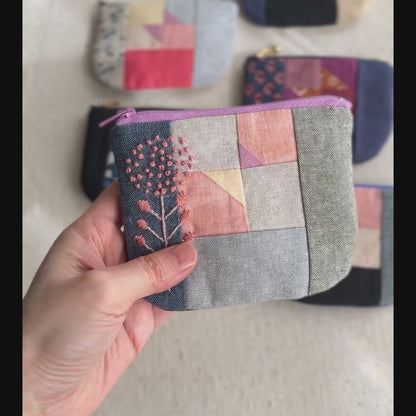 Patchwork Zip Pouch PDF Pattern